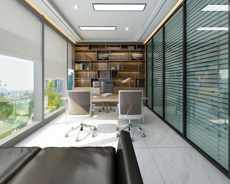 深圳辦公室裝修設(shè)計效果圖-文豐裝飾