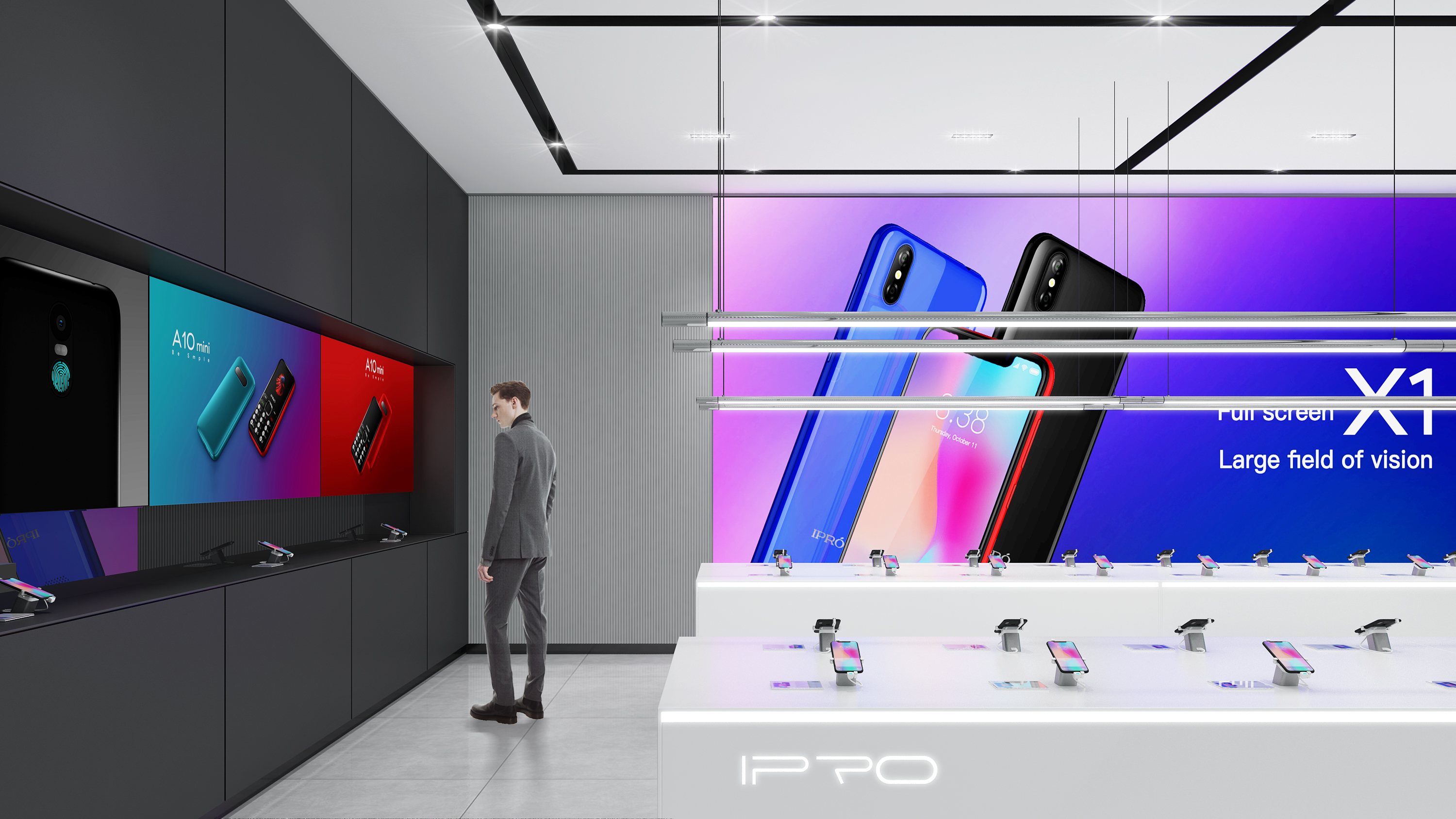 展廳裝修怎樣突出視覺(jué)效果？