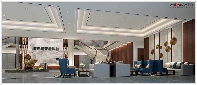 現(xiàn)代風(fēng)格辦公室設(shè)計(jì)裝修案例-文豐裝飾