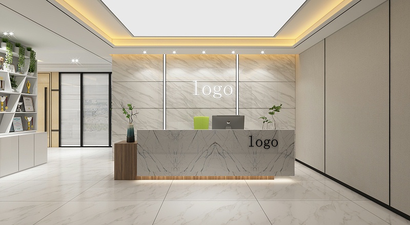 深圳辦公室裝修-前臺設(shè)計-文豐裝飾