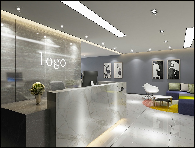 深圳辦公室裝修-前臺(tái)設(shè)計(jì)-文豐裝飾