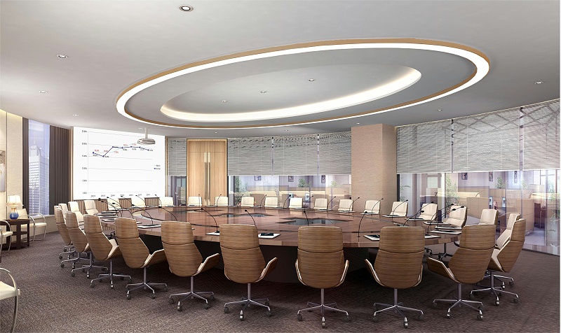 深圳辦公室裝修-大會議室設(shè)計-文豐裝飾