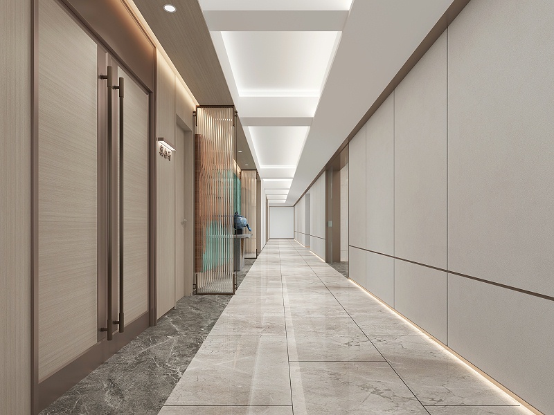 企業(yè)辦公室過道設(shè)計