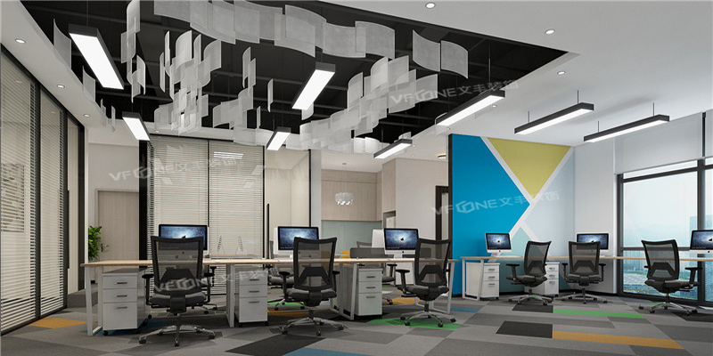 茶光辦公室裝修設計