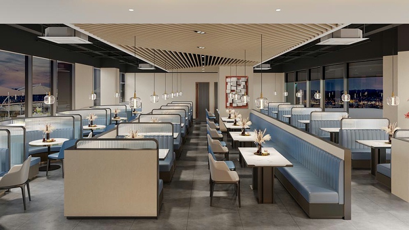 商場里餐廳設計-文豐裝飾