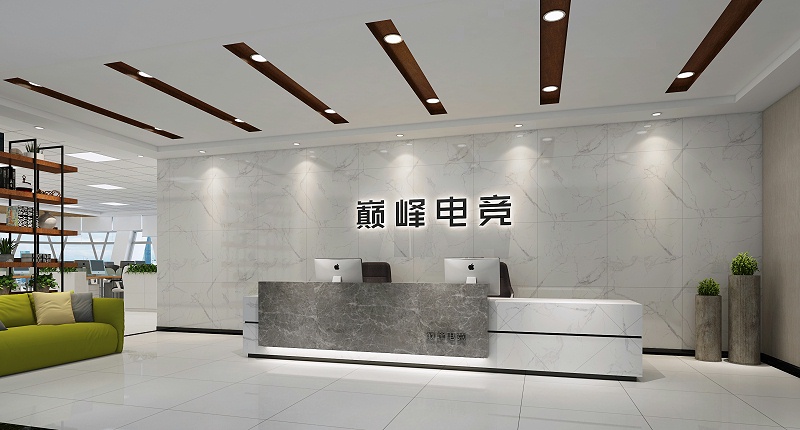 辦公室設(shè)計(jì)-前臺(tái)背景墻裝修