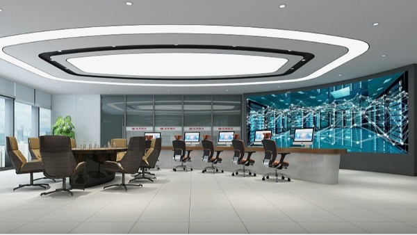 【辦公室裝修設(shè)計(jì)】銀灰色調(diào)中凸顯極致商務(wù)感-深圳文豐裝飾