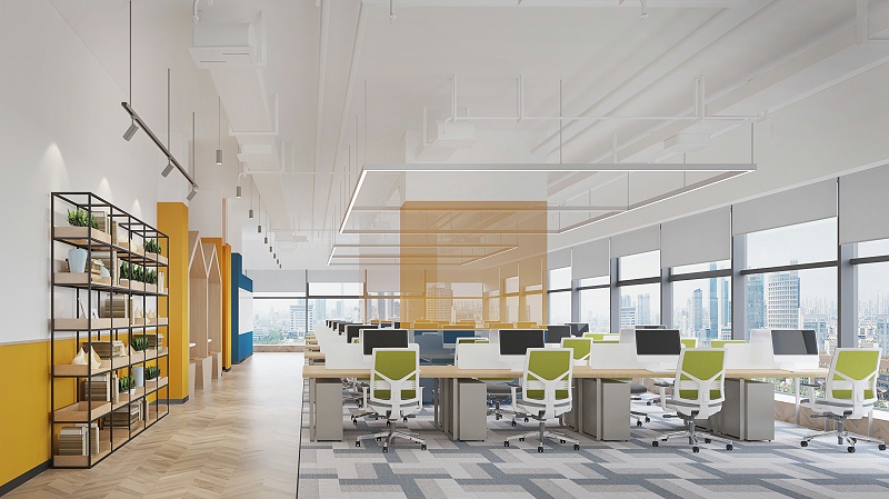 深圳辦公室裝修-開放辦公區(qū)設(shè)計(jì)-文豐裝飾