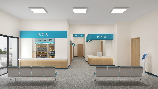 醫(yī)務(wù)區(qū)-候診室設(shè)計(jì)簡單裝修效果圖-深圳醫(yī)務(wù)區(qū)簡裝