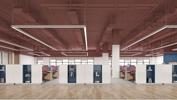 迪芬尼室內(nèi)辦公區(qū)設計效果圖-專業(yè)寫字樓裝修及設計-辦公室裝修風格