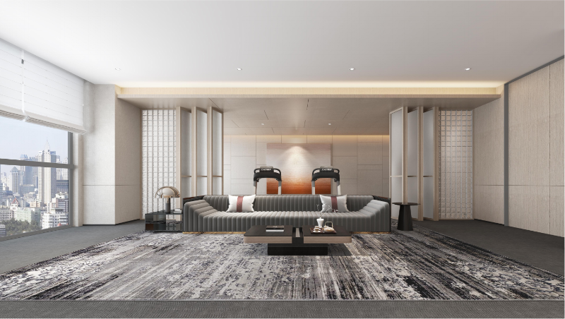 中式辦公室設(shè)計(jì)-文豐裝飾