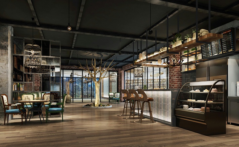 咖啡店裝修設(shè)計 - 文豐裝飾