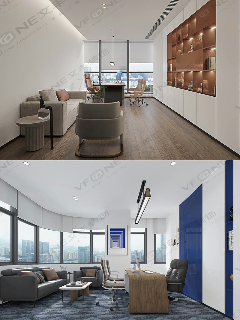 深圳辦公室裝修-辦公室設(shè)計(jì)效果圖-文豐裝飾