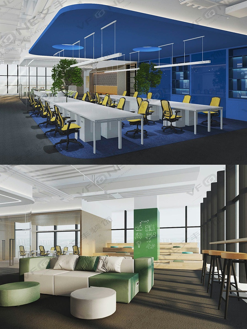 辦公室設(shè)計(jì)效果圖-文豐裝飾