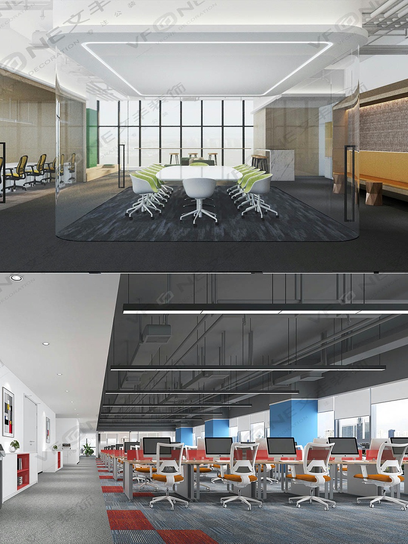 設(shè)計(jì)效果圖-辦公室裝修-文豐裝飾