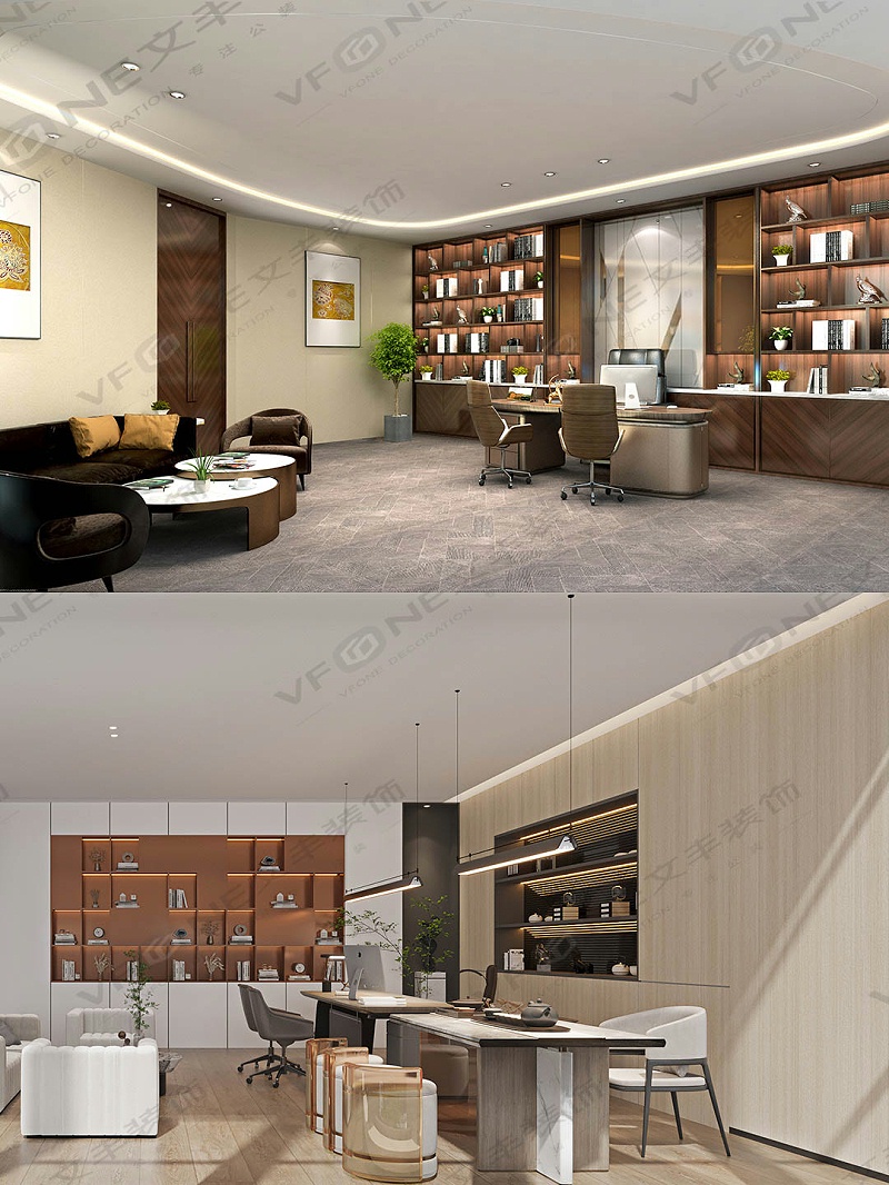 辦公室設(shè)計(jì)效果圖-文豐裝飾
