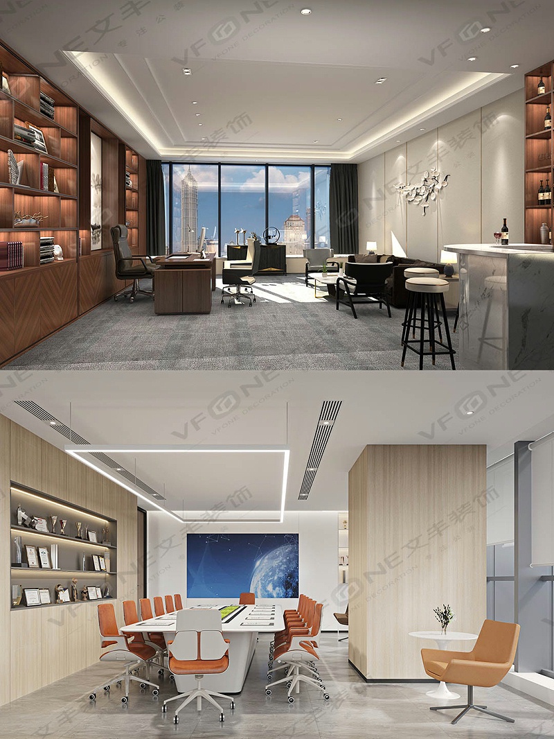 設(shè)計(jì)效果圖-辦公室裝修-文豐裝飾