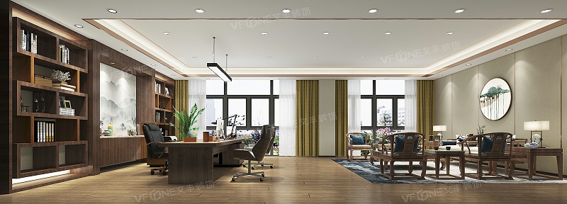 董事長辦公室設(shè)計(jì)裝修-文豐裝飾