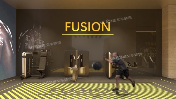 健身房裝修設計效果圖