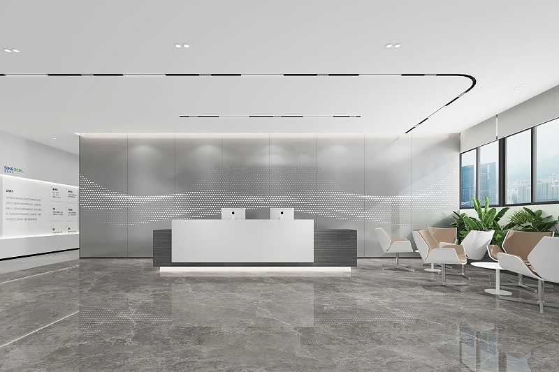 無(wú)logo前廳設(shè)計(jì)效果圖-深圳文豐裝飾