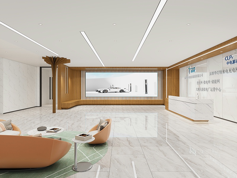 辦公室前臺裝修設計