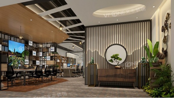 中式寫字樓裝飾設計