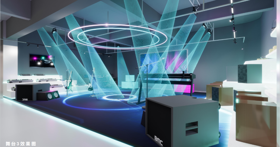 展廳裝修設(shè)計效果圖-文豐裝飾公司