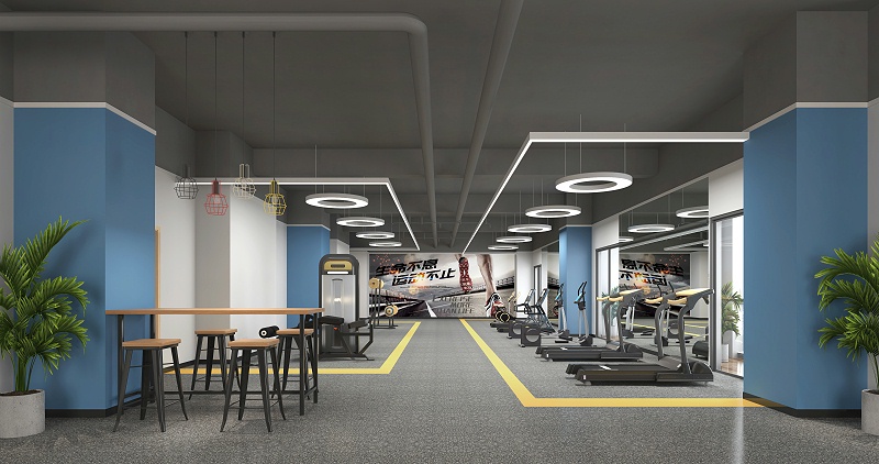 迪芬尼綜合健身區(qū)設(shè)計(jì)效果圖